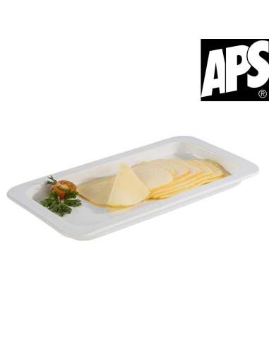 Plateau en porcelaine blanche 32,5 x 17,6 cm APS
