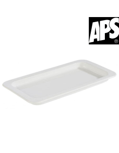 Plateau en porcelaine blanche 32,5 x 17,6 cm APS
