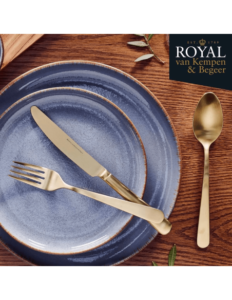 Couverts Or Mat 18-10 ROYAL VKB REF : 687641