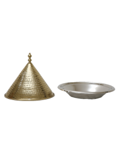 Tajine Inox martelé 24 cm REF : MD-1023 2
