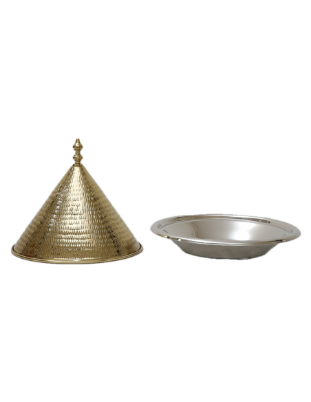 Tajine Inox martelé 24 cm REF : MD-1023