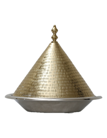 Tajine Inox martelé 24 cm REF : MD-1023