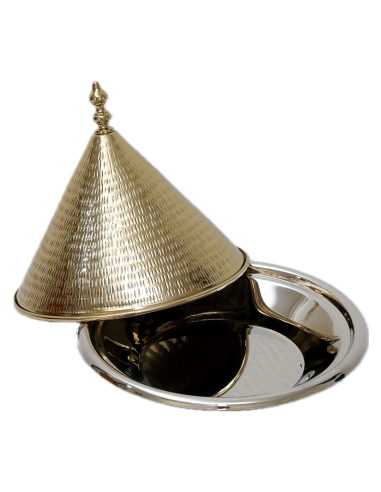 Tajine Inox martelé 24 cm REF : MD-1023