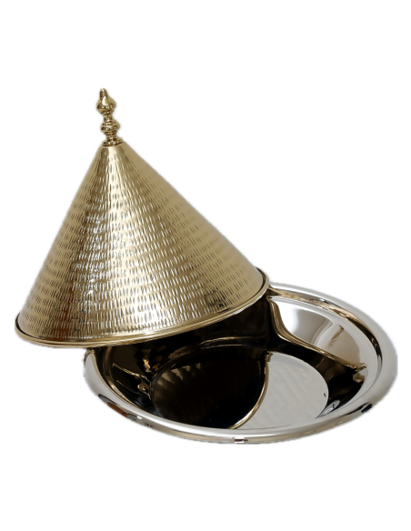 Tajine Inox martelé 24 cm REF : MD-1023