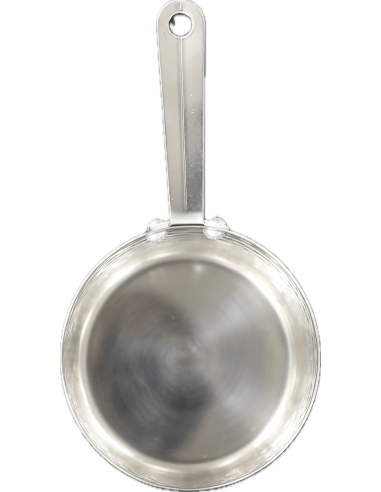 Mini casserole inox martelé 9cm avec... Mini casserole inox martelé 9cm avec...