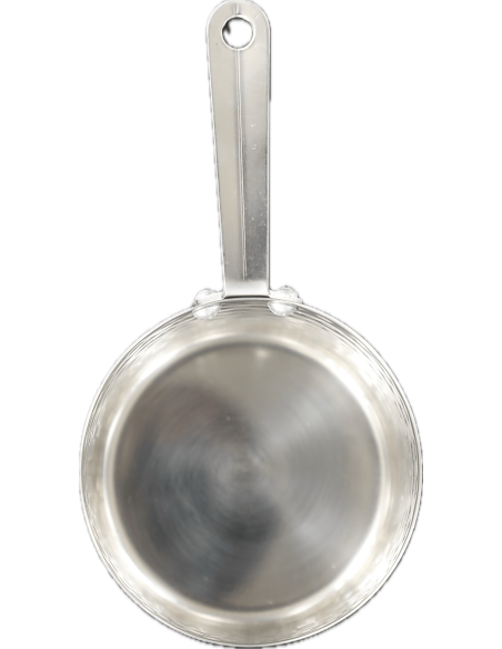 Mini casserole inox martelé 9cm avec manche