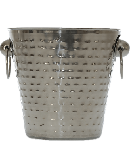 Seau à champagne inox martelé 21cm REF : cs-br15ah