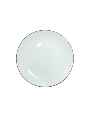 Assiette coupe creuse filet or 21,5 cm REF : 001-SP2