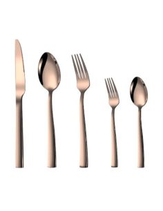 Couverts bout carré REF : CX105C couleur cuivre