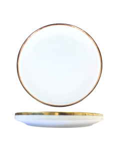 Assiette filet or bord haut 20cm REF : NB320