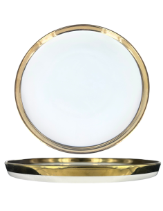 Assiette filet or bord haut 25cm REF : NB321