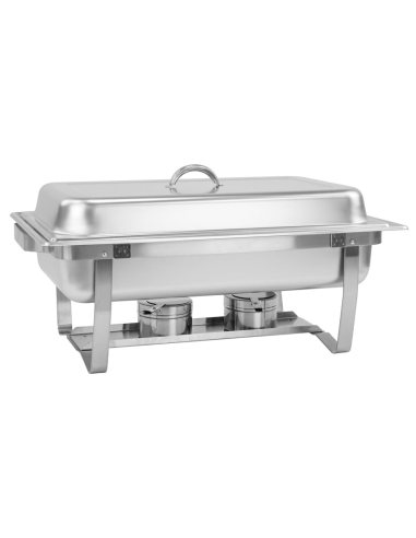 Chafing dish inox rectangle 9.5L REF : RB95L