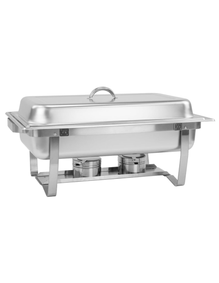 Chafing dish inox rectangle 9.5L REF : RB95L