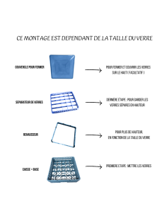 Rack 25 verres 50x50cm avec 1 séparateur inclus 2