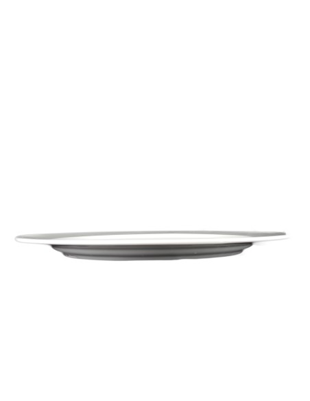 Assiette plate décalé 28 cm Eclipe