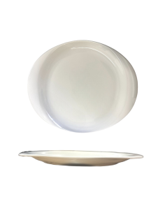 Plat ovale porcelaine 36 cm REF : pl036