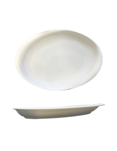 Plat ovale porcelaine 43 cm REF : 30025