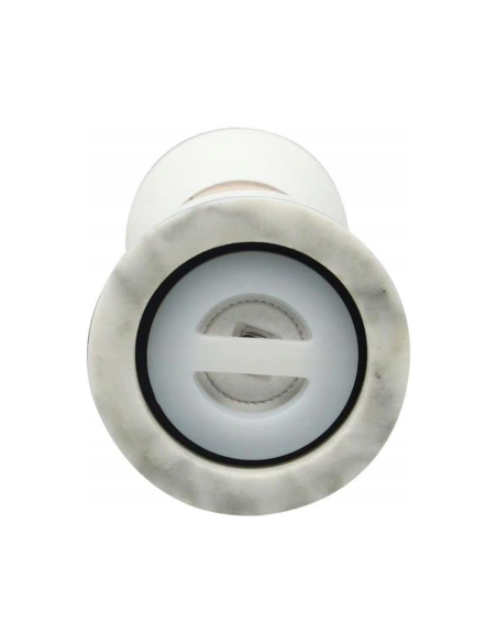 Salière Poivrière blanc bois et marbre 17 cm REF : 87930