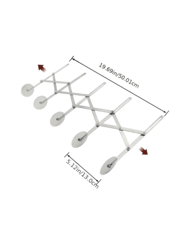 Ensemble de 5 coupe-pâtes Réf : DY194302