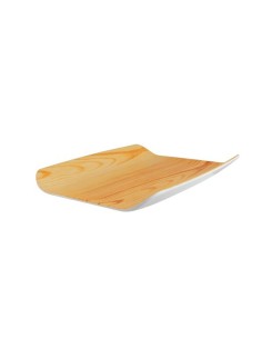 Plateau rectangle nature mélamine 32.5x26.5x4 cm REF :...
