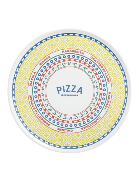 Assiette à pizza 32cm Sicilia  REF : asspizz