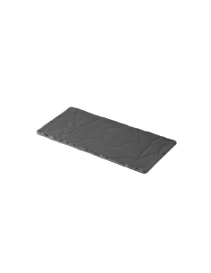 Assiette rectangulaire Basalt noir 30x16 cm Réf: 640605