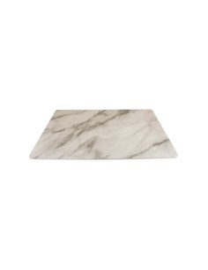 Plateau carrara mélamine 34.5x25.5x1.5 cm REF : 175-0049