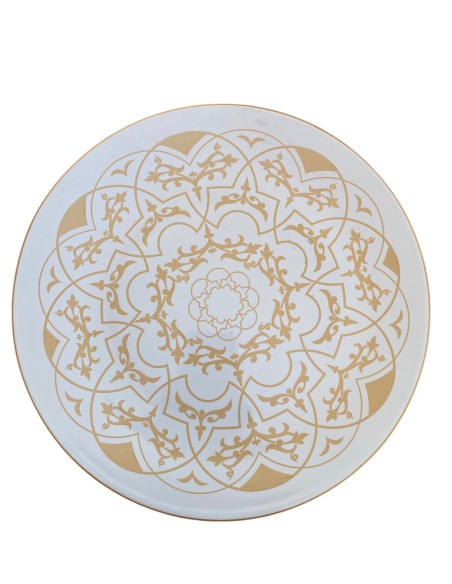 Assiette plate bords haut 28 cm REF : 92383