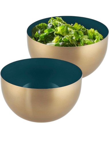 Coupe Saladier Bicolore OR/VERT SAPIN...