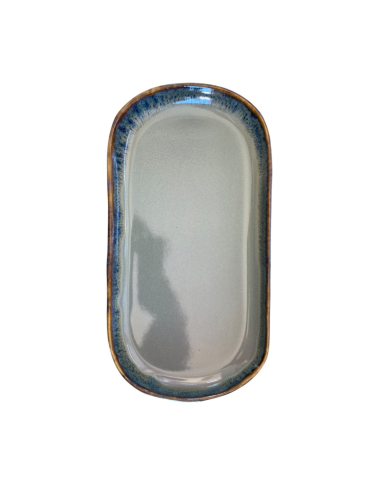 Assiette Ovale réactive 24 cm REF : Q84OVL