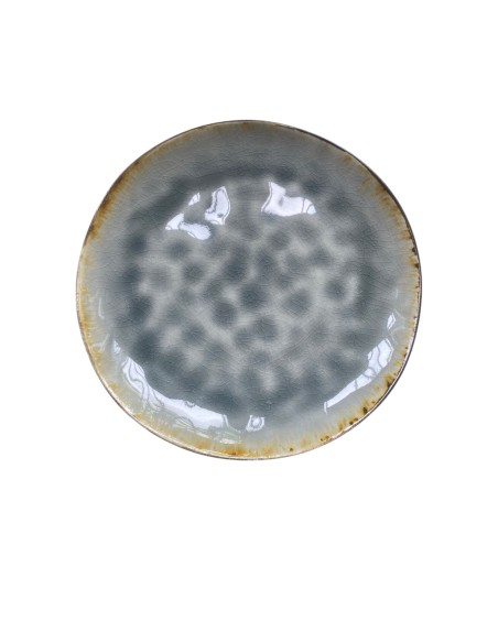 Assiette Plate émail réactif 27,5 cm Réf : P00149