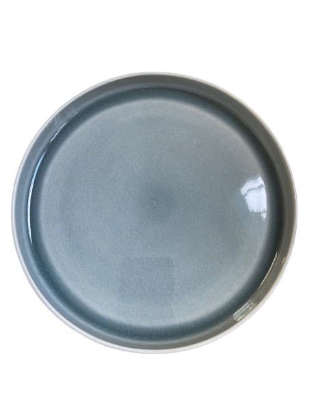 Assiette plate réactive bord haut 26 cm REF: P01185