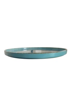 Assiette plate bord haut bleu réactif 27,5 cm REF: 75904 2