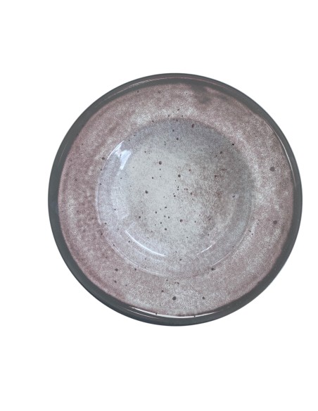 Assiette à pates réactive tachetée 28 cm REF : 51762