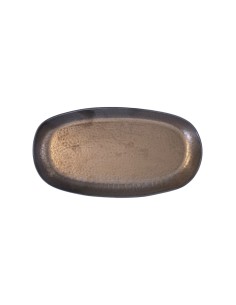 Plat Ovale couleur cuivre 29 cm REF : 204-0019