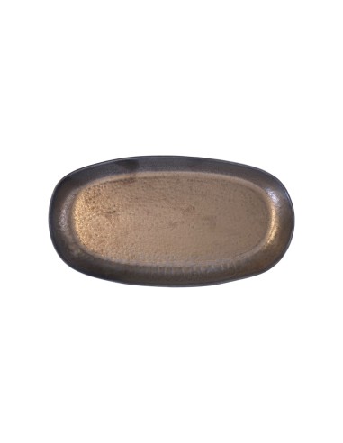 Plat Ovale couleur cuivre 29 cm REF : 204-0019