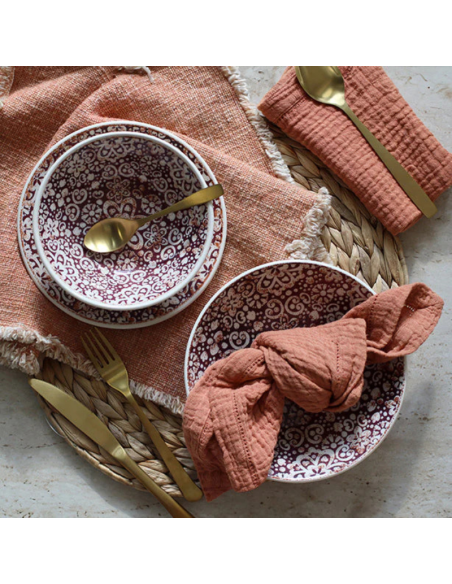 SALADIER FOLLY 20.5CM EN GRÈS REF : 05326