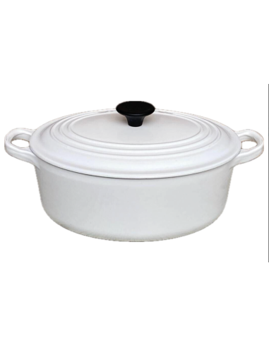 Cocotte ovale Fonte émaillée 21cm REF : M