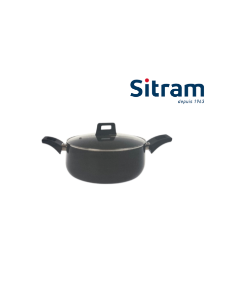 Fait Tout / Couvercle - Saucepin SITRAM 28 cm marron REF : 715403