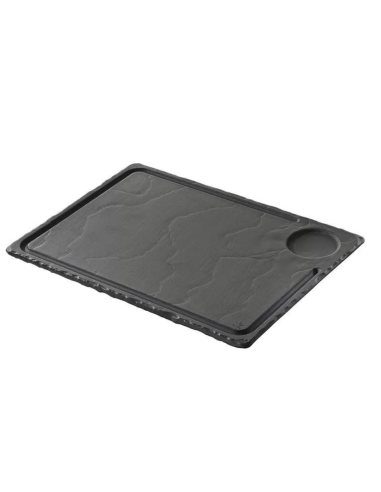 Assiette à steak Basalt 33x24cm - REF...