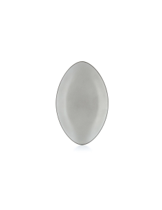 Assiette Ovale 35 CM Basalt - Céramique gris REF : 649555R