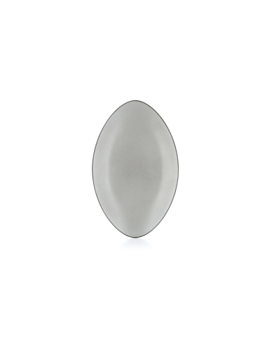 Assiette Ovale 35 CM Basalt - Céramique gris REF : 649555R