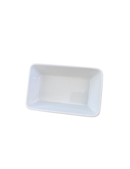 Ravier rectangulaire porcelaine blanche 15x10CM REF : 636269R