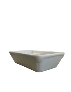 Ravier rectangulaire porcelaine blanche 15x10CM REF :...