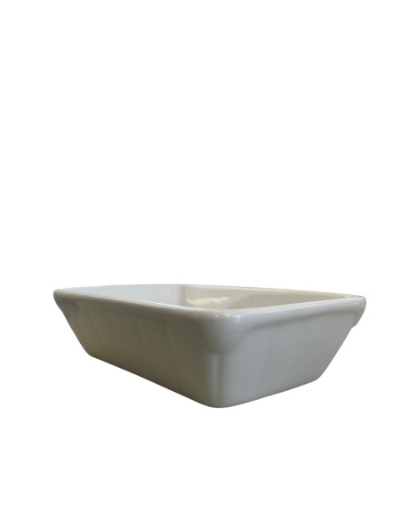 Ravier rectangulaire porcelaine blanche 15x10CM REF : 636269R