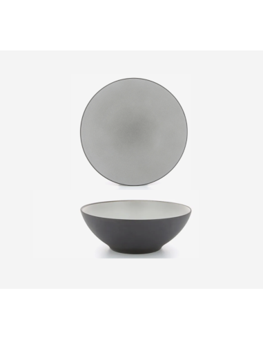 Assiette coupe creuse grise 27 cm REF : 649558R