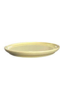 Assiette dessert bord haut jaune 22 cm REF : 93427 2