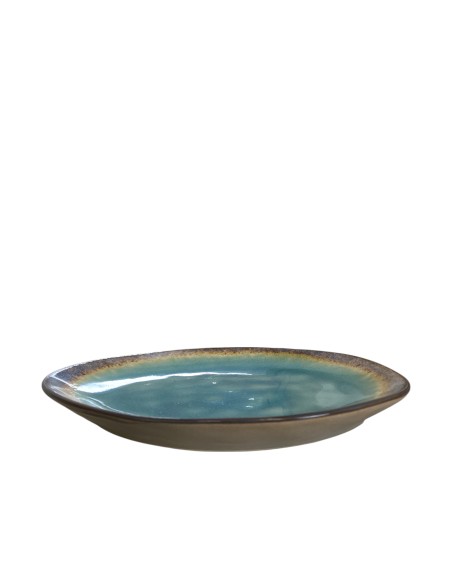 Assiette plate galet réactive 19.5cm Réf: P00272