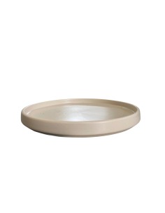 Assiette dessert bord haut beige 22 cm REF : 54713 2