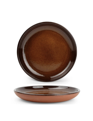 Assiette dessert Forno brown 20cm Réf : 611672